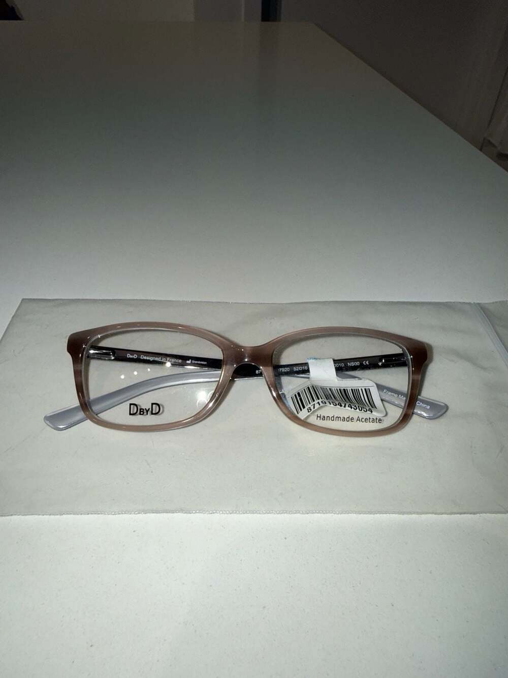 DbyD DBOF0010 Brown Eyeglass Frames 52-16-138 Womens Designer Style